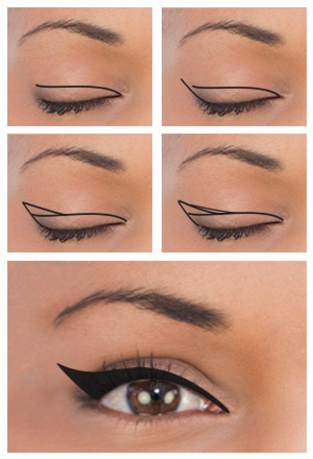 Winged eyeliner