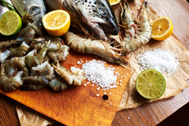 Menurunkan berat badan dengan Seafood