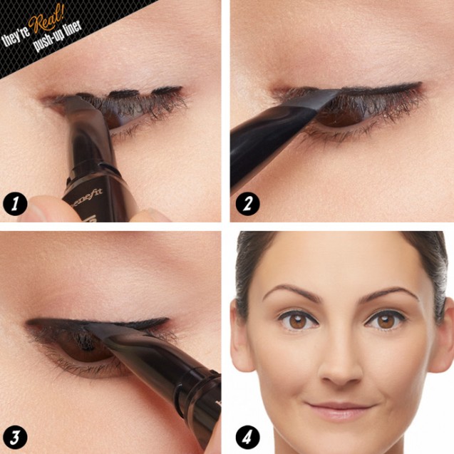 Memakai eyeliner