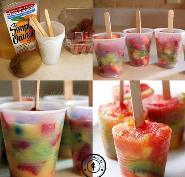 Fruit popsicle