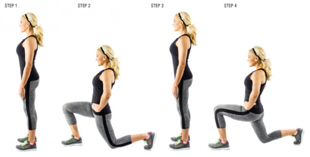 Walking lunges