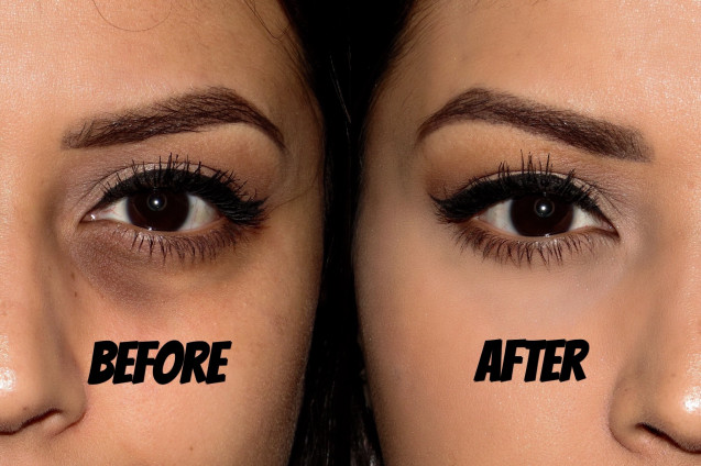 Fokus pada make up wajah
