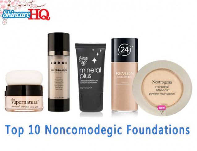 Makeup non comedogenic